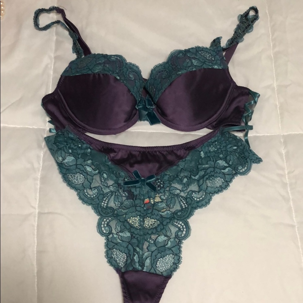Eva Rachline lingeries bra & thong set
